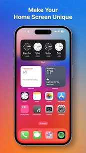 Launcher iOS 17 Pro MOD APK for Android screenshot 4