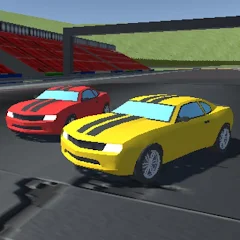 2 Player Racing 3D screenshot 1