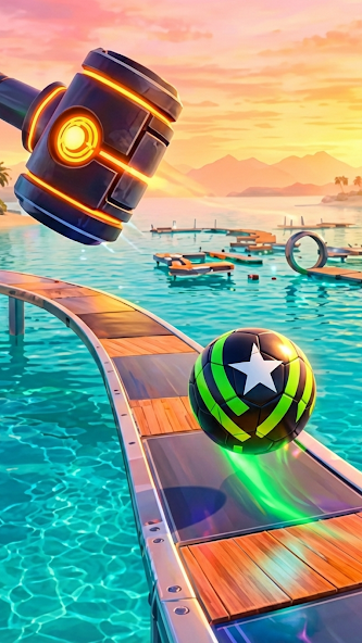 Ocean Rolling Balls screenshot 4