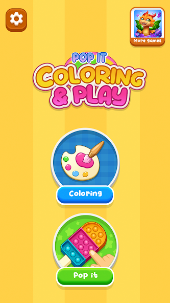 Pop it Coloring