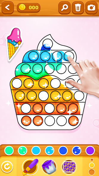 Pop it Coloring screenshot 2