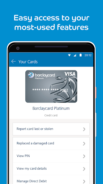Barclaycard screenshot 3
