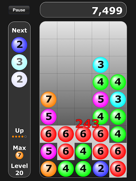 Numbers Addict * Free Candy Splash screenshot 2