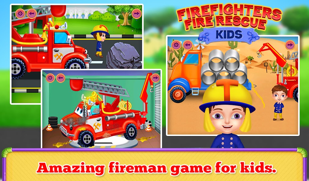 Fire Fighter Fire Rescue Kids screenshot 4