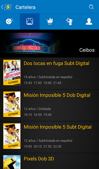 Supercines screenshot 4