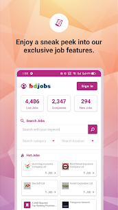 Bdjobs interface preview 3