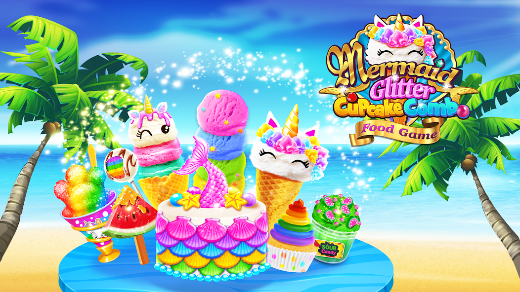 Mermaid Glitter Chef screenshot 1
