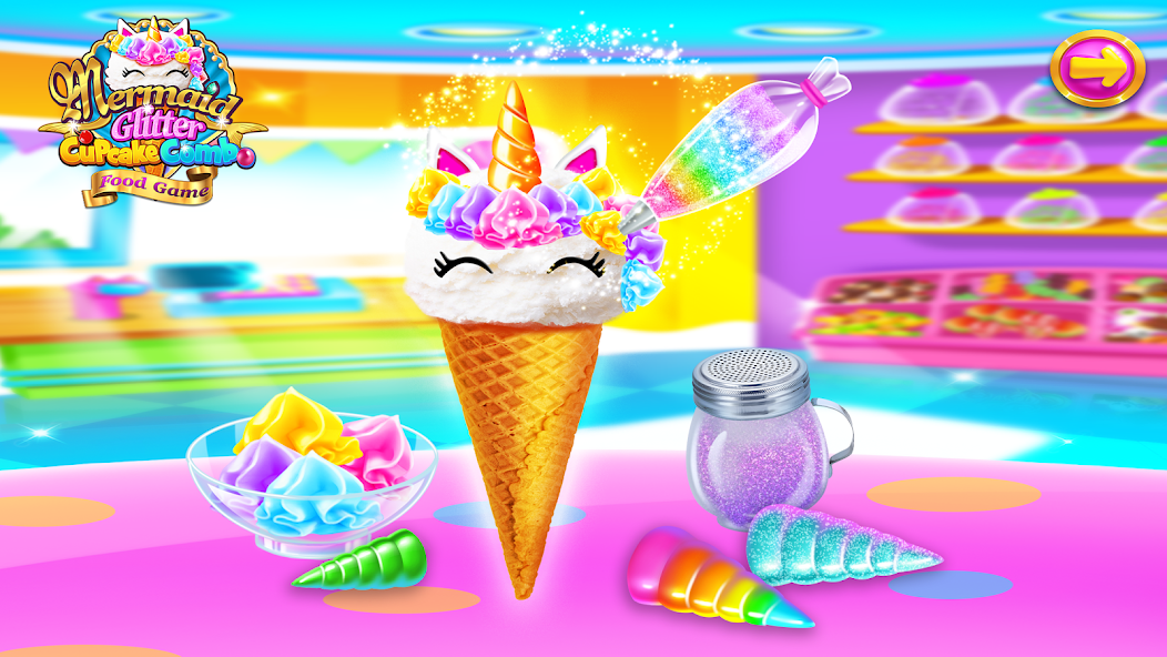 Mermaid Glitter Chef screenshot 2