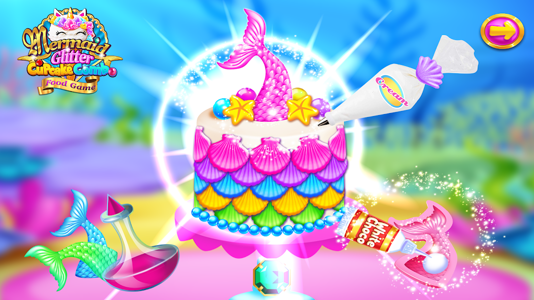 Mermaid Glitter Chef screenshot 3