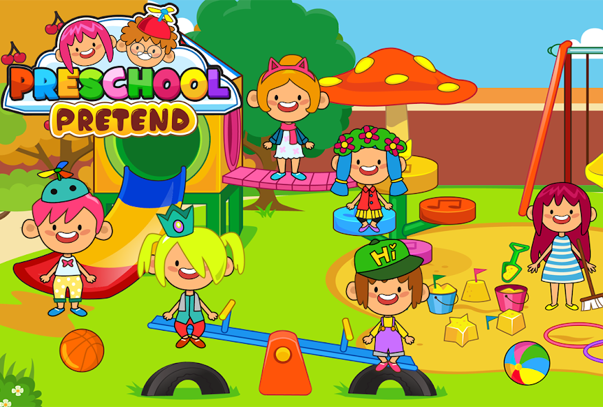 Pretend Preschool screenshot 2