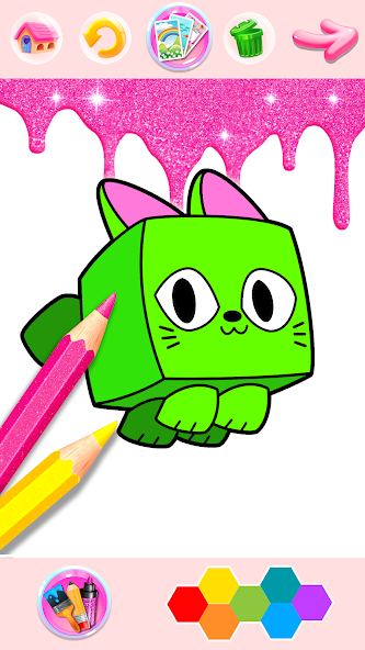Glitter Coloring screenshot 2