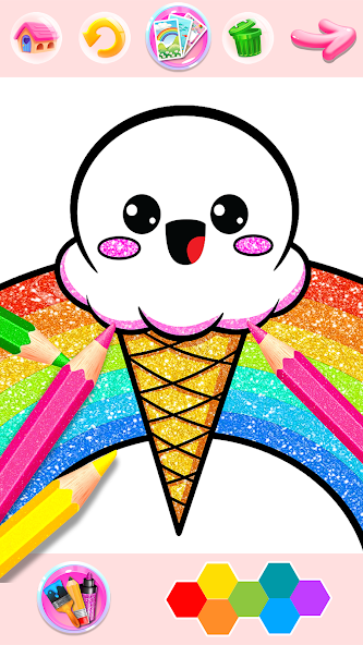 Glitter Coloring screenshot 3