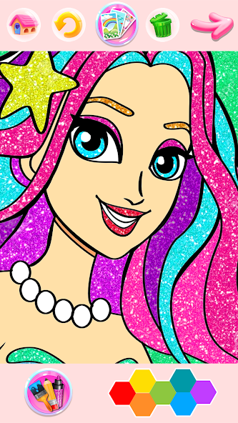 Glitter Coloring screenshot 4