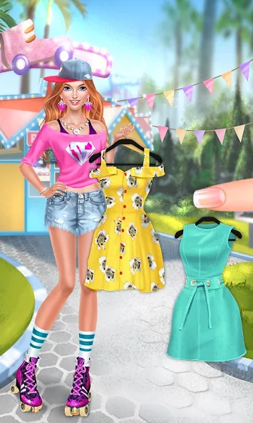 Roller Skate Chics: Girls Date Screenshot 2