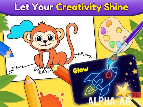 MOD Coloring Games for Kids: Ages 2-5 screenshot 4