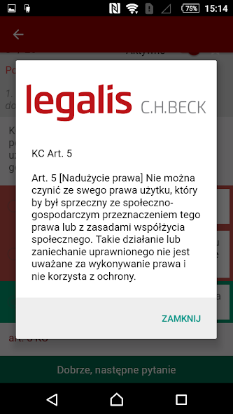Testy prawnicze Screenshot 4