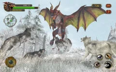 Dragon Simulator Attack 3D Game screenshot 2