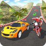 Car vs Bike Racing screenshot 1