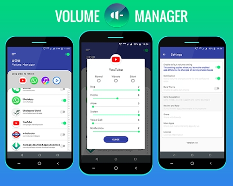 WOW Volume Manager – App Volume Control 1.6 screenshot 1