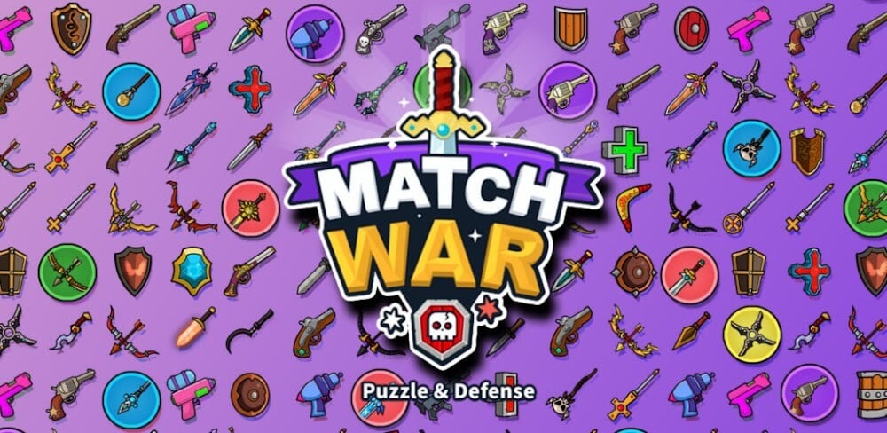 Match War: Puzzle & Defense screenshot 1