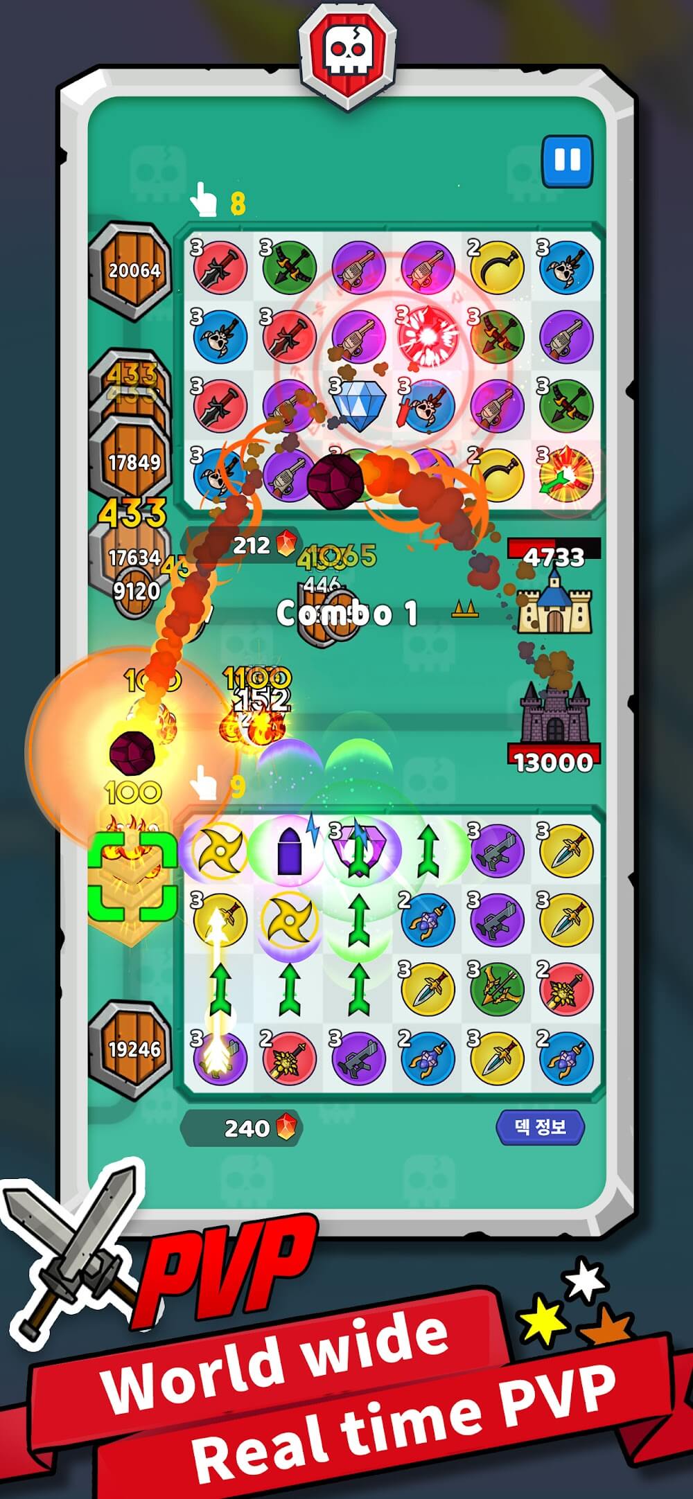 Match War: Puzzle & Defense screenshot 3