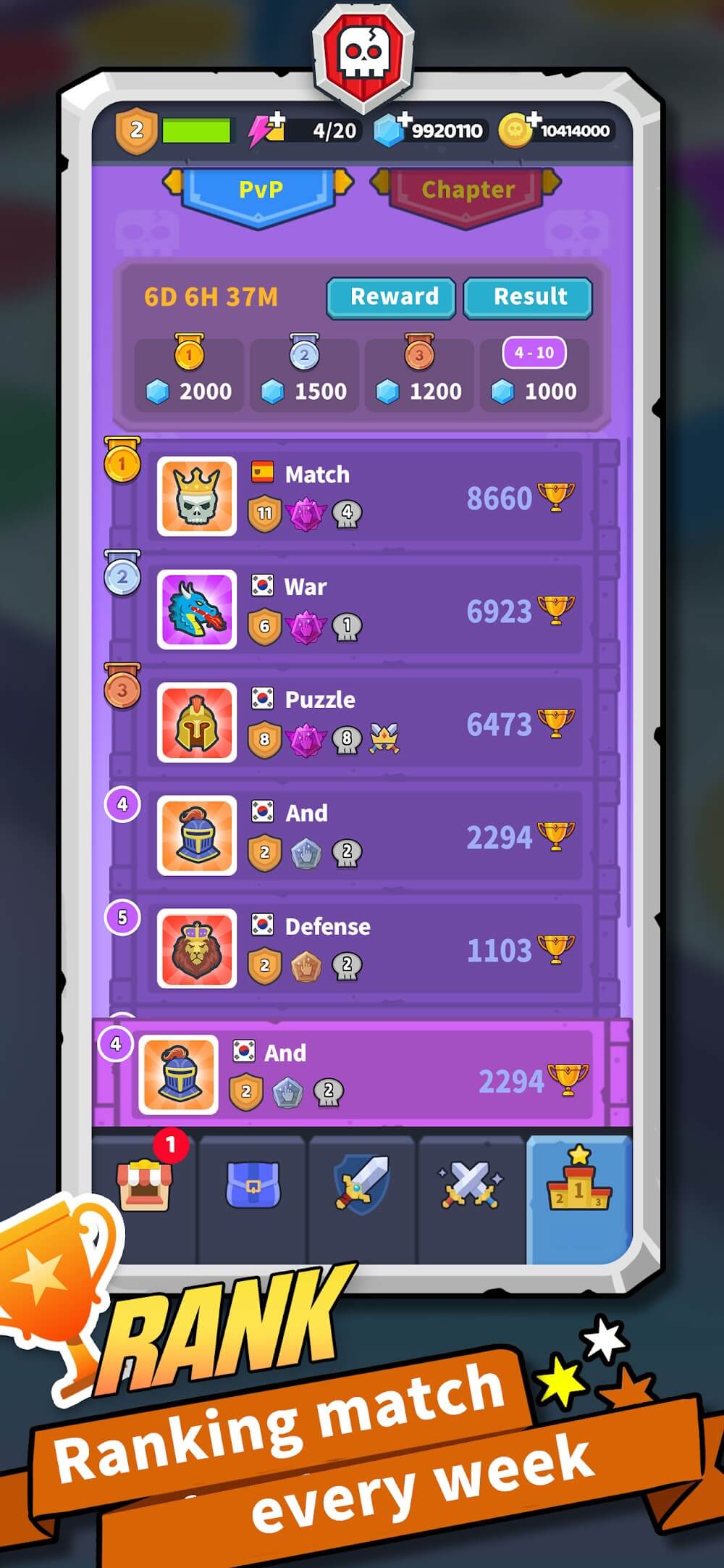 Match War: Puzzle & Defense screenshot 5
