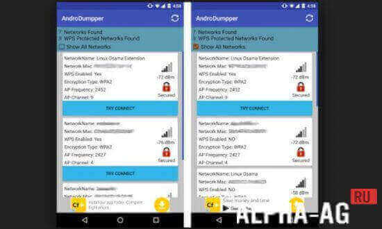 AndroDumpper screenshot 2