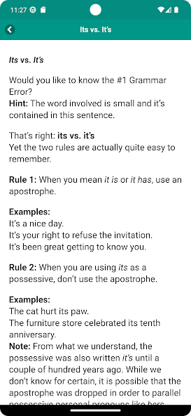 Grammar Mistakes screenshot 2