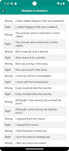 Grammar Mistakes screenshot 3