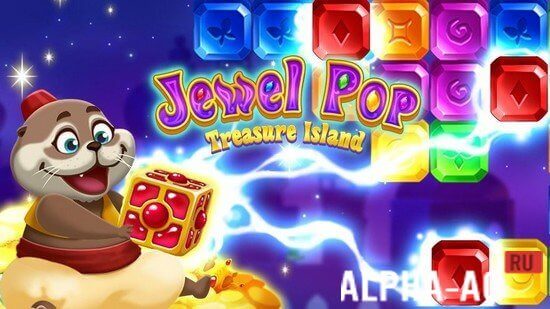 Jewel Pop: Treasure Island screenshot 1
