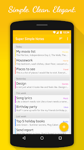Super Simple Notes preview screenshot 1