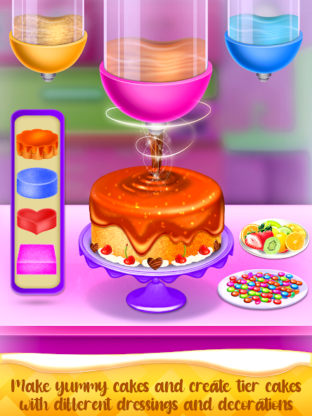 Cake Maker Cooking Cake Games For Girls screenshot 2