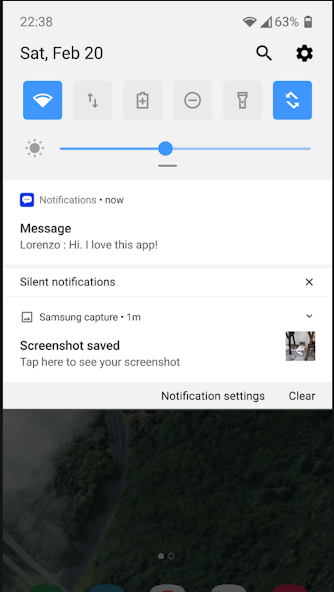 Screenshot 3 of the Quick Settings App