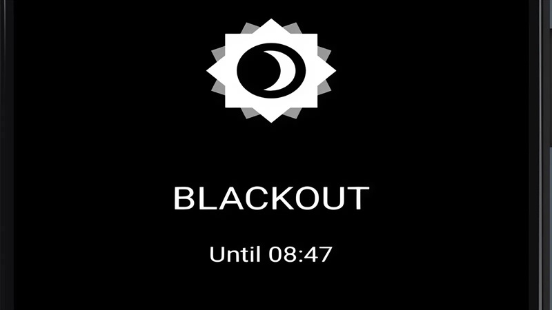BlackOut app screenshot 1
