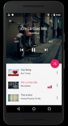 HD Music: Flat UI Music Player PRO screenshot 1