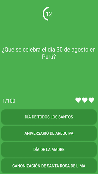 Peru Quiz screenshot 2