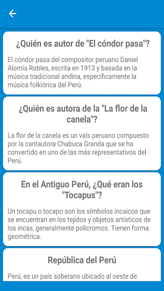 Peru Quiz screenshot 5