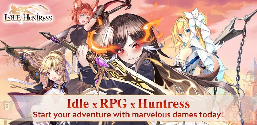 Idle Huntress: Adventure screenshot 1