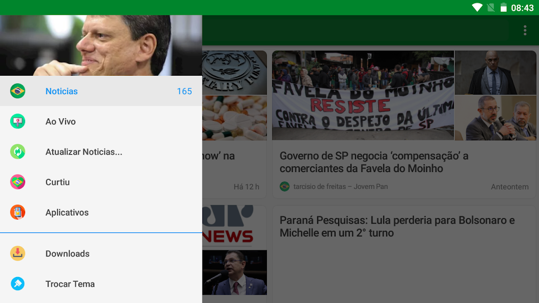 Tarcísio Presidente 2026 screenshot 4