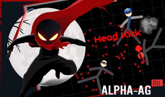 Взломанный Stickman Warriors Heroes 2 screenshot 2