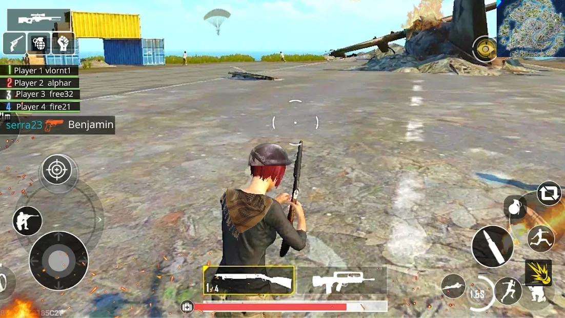 Squad Survival Game FreeFire Battleground Shooter