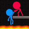 Red & Blue Stickman: Adventure, screenshot 1