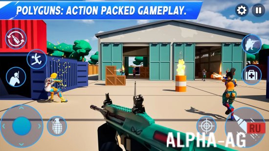 PolyGuns FPS screenshot 2
