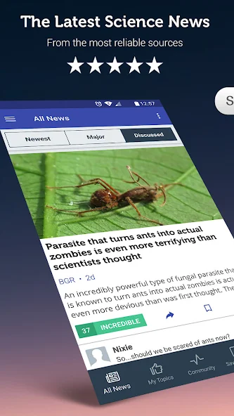 Science News screenshot 1