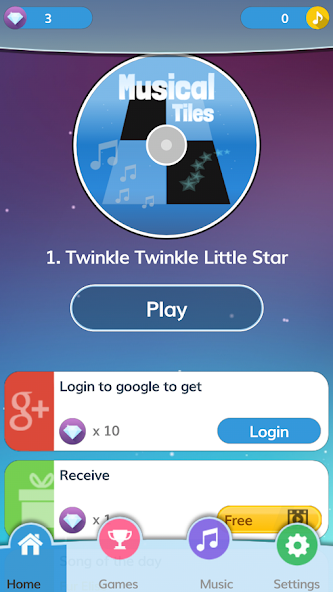 Musical Tiles screenshot 1