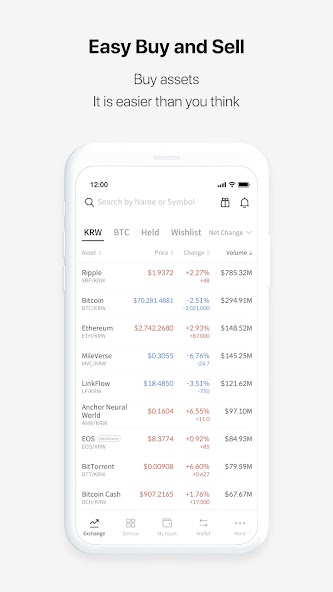 Bithumb screenshot 2