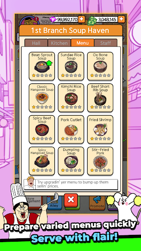 Alley Restaurant Tycoon gameplay screenshot 2