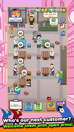 Alley Restaurant Tycoon gameplay screenshot 4
