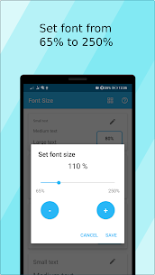 Font Size screenshot 3