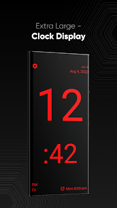 Huge Digital Clock Pro screenshot 1